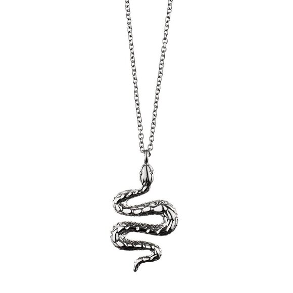 Dyrberg/Kern Mamba snake necklace with Swarovski crystal eyes - Picture 3 of 6